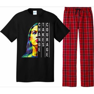 Alexandria Ocasio Cortez Aoc Feminist Political Pajama Set