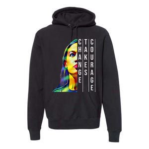 Alexandria Ocasio Cortez Aoc Feminist Political Premium Hoodie