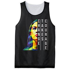 Alexandria Ocasio Cortez Aoc Feminist Political Mesh Reversible Basketball Jersey Tank