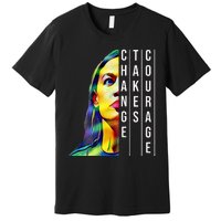 Alexandria Ocasio Cortez Aoc Feminist Political Premium T-Shirt