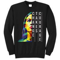 Alexandria Ocasio Cortez Aoc Feminist Political Tall Sweatshirt