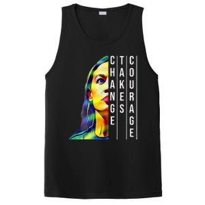 Alexandria Ocasio Cortez Aoc Feminist Political PosiCharge Competitor Tank