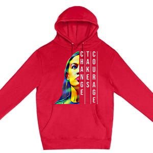 Alexandria Ocasio Cortez Aoc Feminist Political Premium Pullover Hoodie