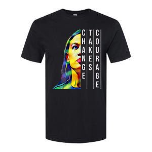 Alexandria Ocasio Cortez Aoc Feminist Political Softstyle CVC T-Shirt