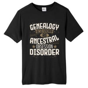 Ancestral Obsession Disorder Genealogist Ancestry Genealogy Tall Fusion ChromaSoft Performance T-Shirt