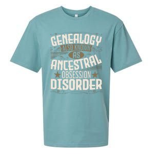 Ancestral Obsession Disorder Genealogist Ancestry Genealogy Sueded Cloud Jersey T-Shirt