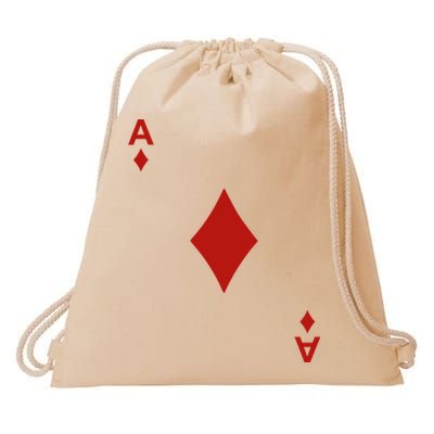 Ace Of Diamond Shirt Blackjack Cards Poker 21 A Shirt Drawstring Bag
