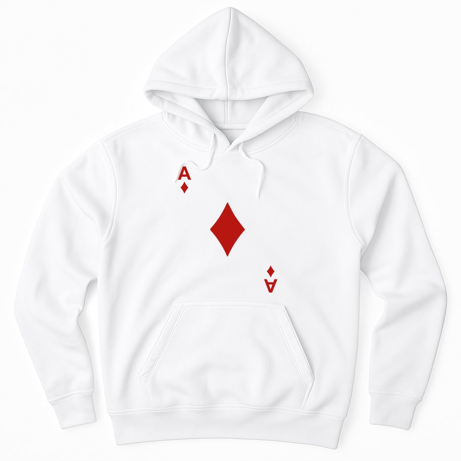 Ace Of Diamond Shirt Blackjack Cards Poker 21 A Shirt Hoodie