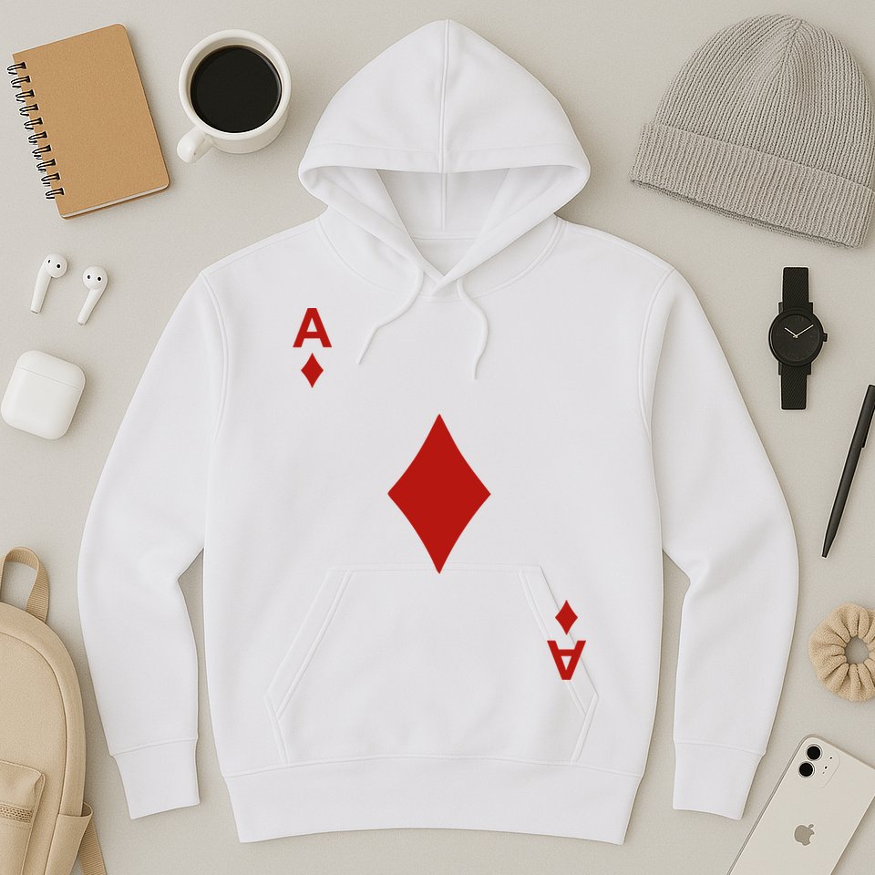 Ace Of Diamond Shirt Blackjack Cards Poker 21 A Shirt Hoodie