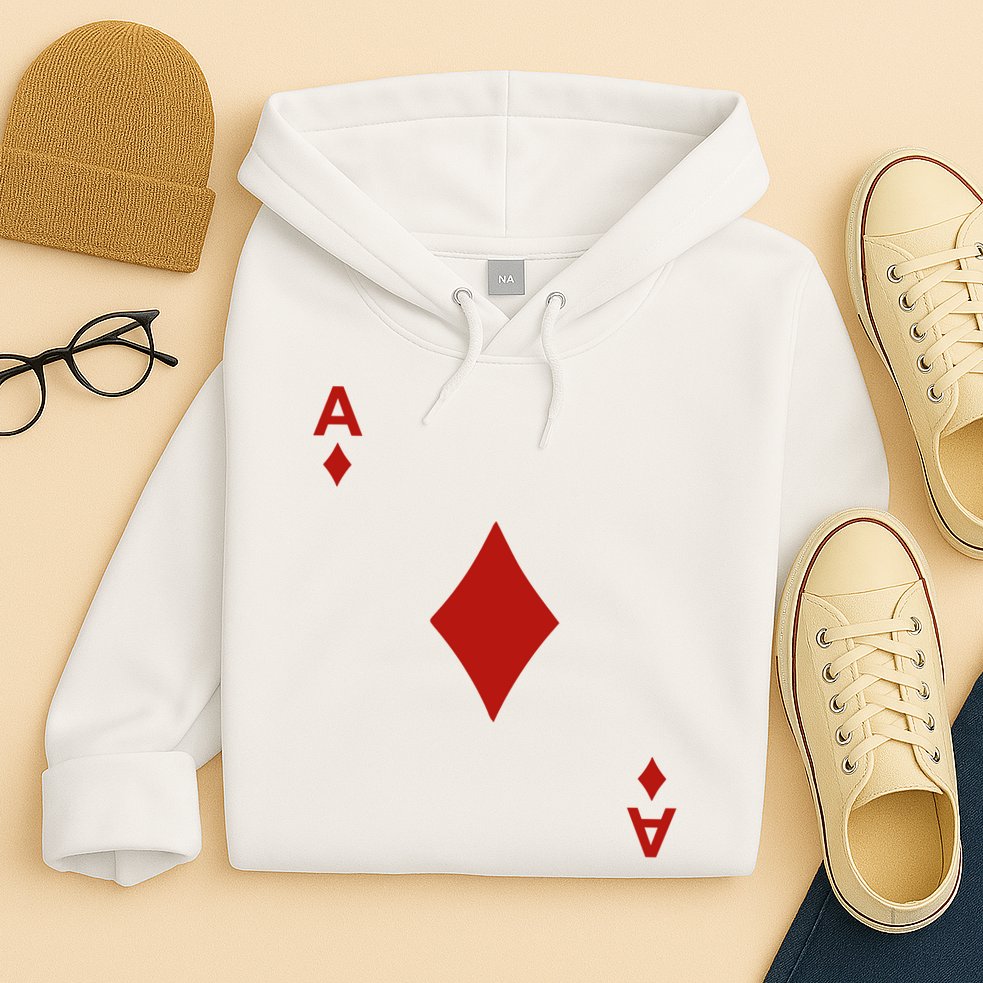 Ace Of Diamond Shirt Blackjack Cards Poker 21 A Shirt Hoodie