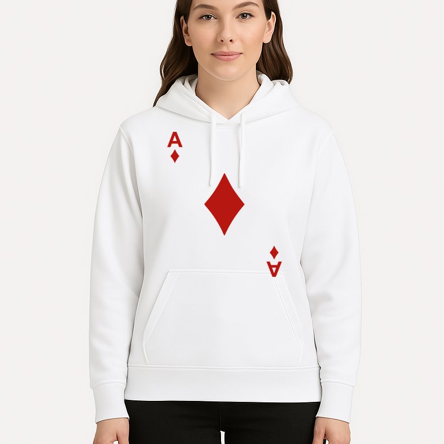 Ace Of Diamond Shirt Blackjack Cards Poker 21 A Shirt Hoodie