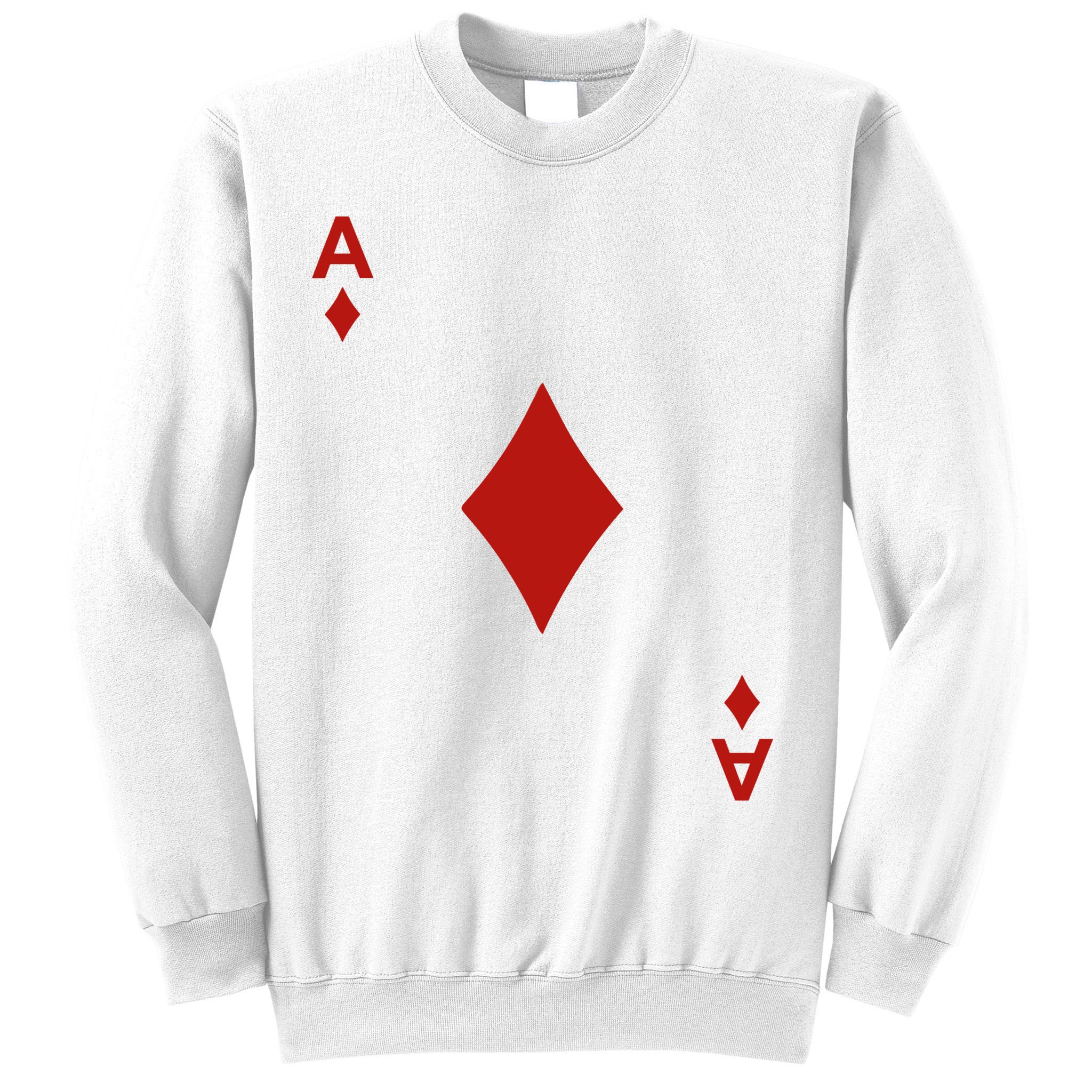 Ace Of Diamond Shirt Blackjack Cards Poker 21 A Shirt Sweatshirt