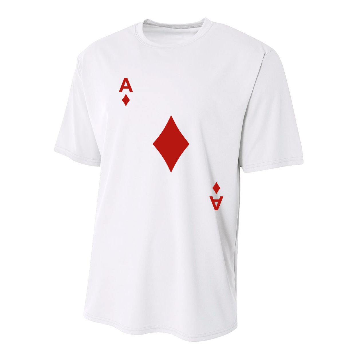 Ace Of Diamond Shirt Blackjack Cards Poker 21 A Shirt Youth Performance Sprint T-Shirt