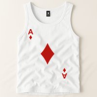 Ace Of Diamond Shirt Blackjack Cards Poker 21 A Shirt Tank Top