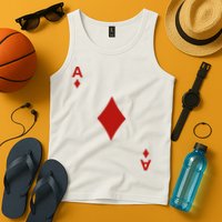 Ace Of Diamond Shirt Blackjack Cards Poker 21 A Shirt Tank Top
