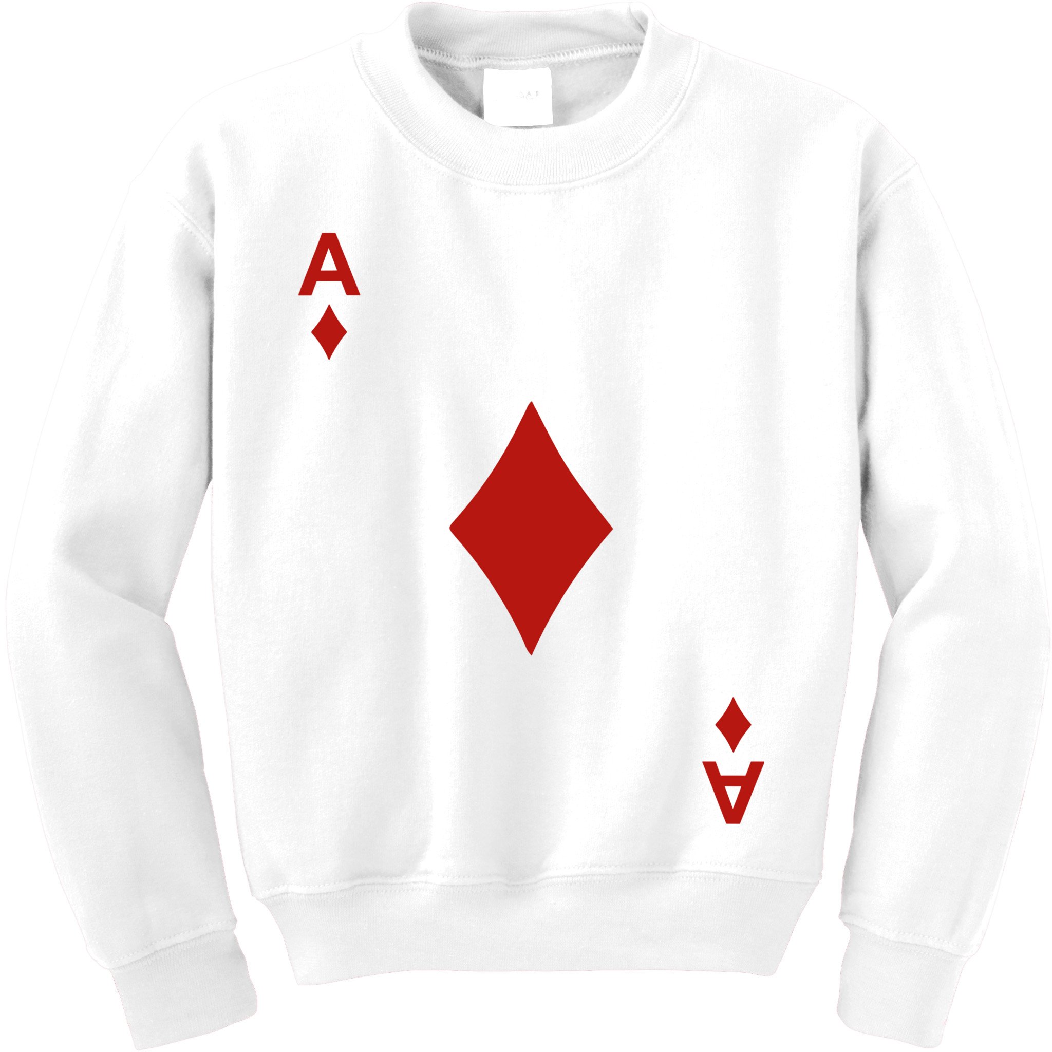 Ace Of Diamond Shirt Blackjack Cards Poker 21 A Shirt Kids Sweatshirt