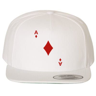 Ace Of Diamond Shirt Blackjack Cards Poker 21 A Shirt Wool Snapback Cap