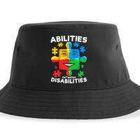 Abilities Outweigh Disabilities Autism Awareness Inspiring Sustainable Bucket Hat