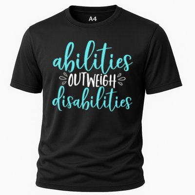 Abilities Outweigh Disabilities Special Education Performance Shirt