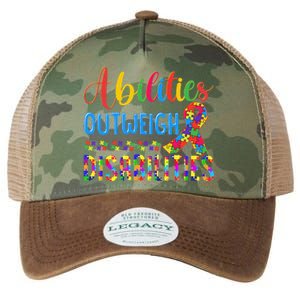 Abilities Outweigh Disabilities, Disability Awareness Legacy Tie Dye Trucker Hat