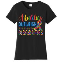 Abilities Outweigh Disabilities, Disability Awareness Women's T-Shirt