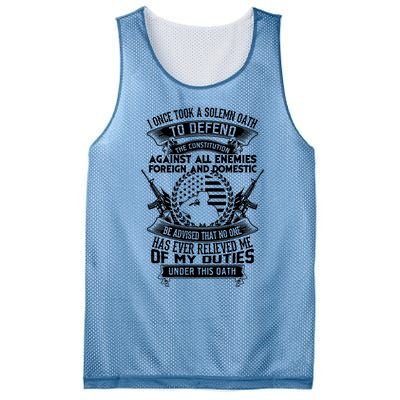 AMERICAN Oath Defend The Constitution Army Veteran Mesh Reversible Basketball Jersey Tank