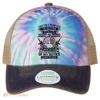 AMERICAN Oath Defend The Constitution Army Veteran Legacy Tie Dye Trucker Hat