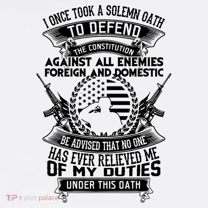 AMERICAN Oath Defend The Constitution Army Veteran Mug