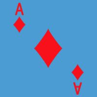 Ace Of Diamonds Playing Card Tie Dye Hoodie