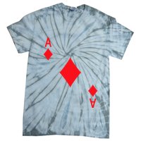 Ace Of Diamonds Playing Card Tie-Dye T-Shirt
