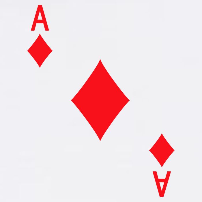 Ace Of Diamonds Playing Card Garment-Dyed Sweatshirt
