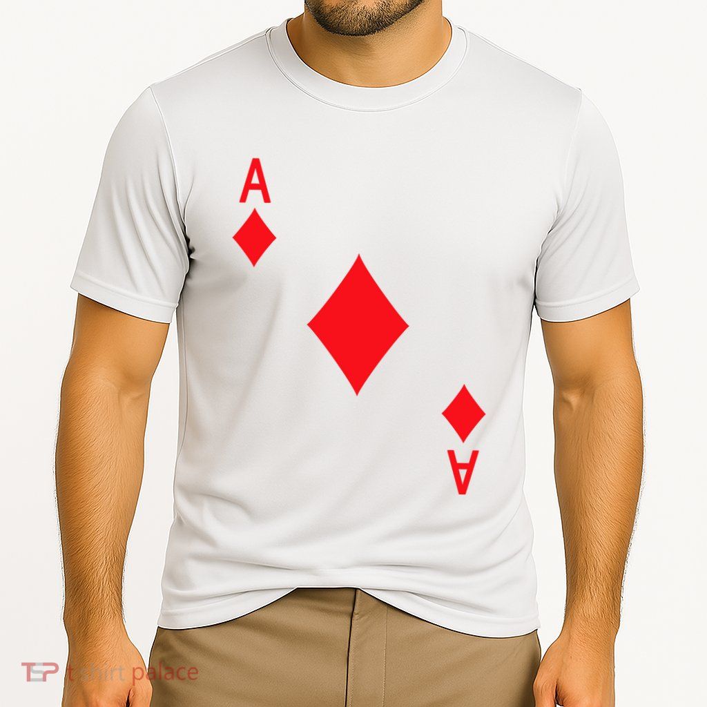 Ace Of Diamonds Playing Card Performance Shirt