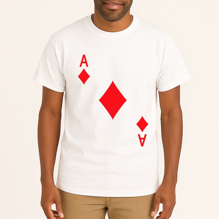 Ace Of Diamonds Playing Card Tall T-Shirt