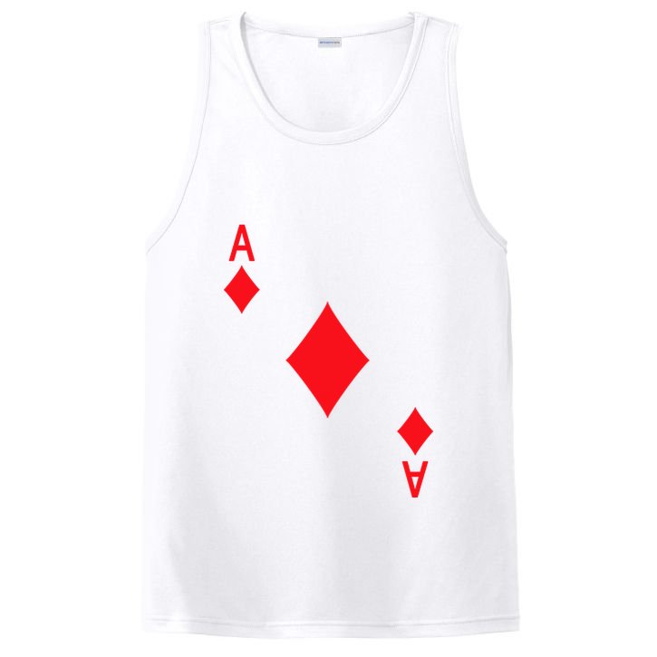 Ace Of Diamonds Playing Card PosiCharge Competitor Tank