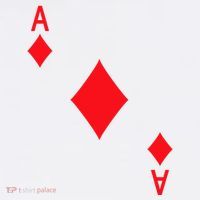 Ace Of Diamonds Playing Card Short Acrylic Beanie