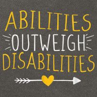 Abilities Outweigh Disabilities Autism Awareness m.e.n Wom.e.n Cotton Canvas Backpack