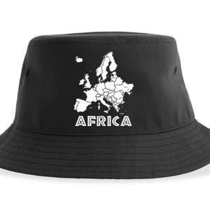 Africa Or Europe Ironic Sarcastic Weird Funny Meme Humor Sustainable Bucket Hat