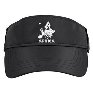 Africa Or Europe Ironic Sarcastic Weird Funny Meme Humor Adult Drive Performance Visor