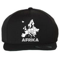 Africa Or Europe Ironic Sarcastic Weird Funny Meme Humor Wool Snapback Cap