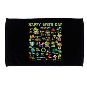 Abcs Of Earth Day Teacher Save Our Planet Nature Environt Meaningful Gift Microfiber Hand Towel