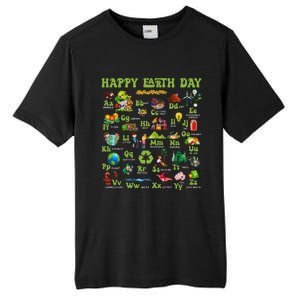 Abcs Of Earth Day Teacher Save Our Planet Nature Environment Tall Fusion ChromaSoft Performance T-Shirt