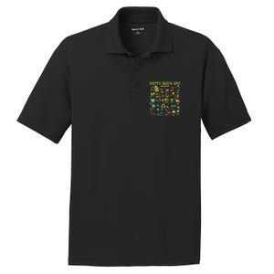 Abcs Of Earth Day Teacher Save Our Planet Nature Environment PosiCharge RacerMesh Polo