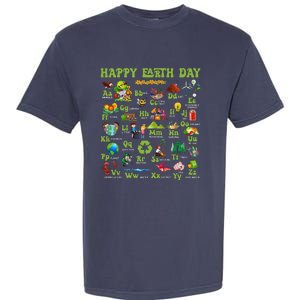 Abcs Of Earth Day Teacher Save Our Planet Nature Environment Garment-Dyed Heavyweight T-Shirt