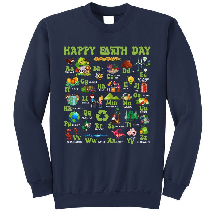 Abcs Of Earth Day Teacher Save Our Planet Nature Environment Sweatshirt