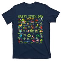 Abcs Of Earth Day Teacher Save Our Planet Nature Environment T-Shirt