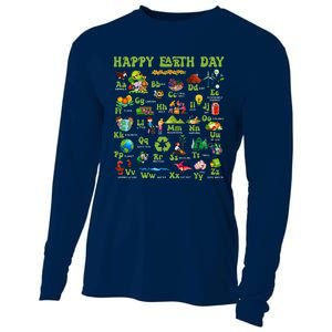 Abcs Of Earth Day Teacher Save Our Planet Nature Environment Cooling Performance Long Sleeve Crew