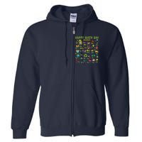 Abcs Of Earth Day Teacher Save Our Planet Nature Environment Full Zip Hoodie