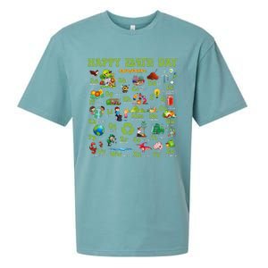 Abcs Of Earth Day Teacher Save Our Planet Nature Environment Sueded Cloud Jersey T-Shirt