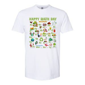 Abcs Of Earth Day Teacher Save Our Planet Nature Environment Softstyle CVC T-Shirt