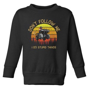 Atv Offroad Four Wheeler Quad Bike Toddler Sweatshirt